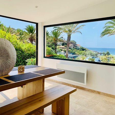 Maison En Front De Mer Sur La Plage De Portissol Sanary-sur-Mer Esterno foto