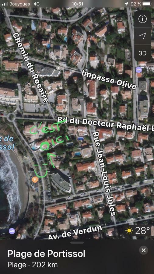 Maison En Front De Mer Sur La Plage De Portissol Sanary-sur-Mer Esterno foto